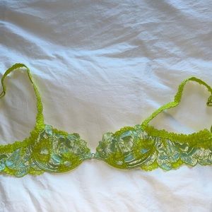 Savage X Fenty neon underwire bra